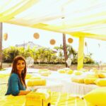 Anveshi Jain Instagram - Picture perfect#weddingdress #weddinghost #anchor#mayraceremony#likeforlike #yellow #love #decor #weddingsaga #katalyst#functions #love #light #mc #anveshi #instagram