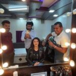 Anveshi Jain Instagram - Night shift shoot ! By the way , Miracle happened today , right before my plan took off I refreshed my Insta as I couldn’t believe right at that moment we became 4.8Million , couldn’t even confirm it as by then my network went off! As soon as I landed I received so many wishes and just while I was live on Facebook is when I got to know today we also became 19.2 million on Facebook today ! Banglore you are lucky for me ! #south #film #shoot #begin #novalentine #for #me #happy #onset :) Bangalore, India