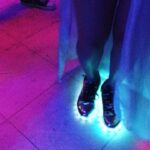 Anveshi Jain Instagram - Showing off my shoe lights . That night was really really bright!😍 Kinaxixi.na Escom