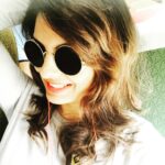 Anveshi Jain Instagram - After 12 hrs flight smile:D
