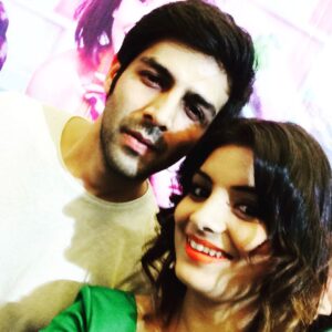 Anveshi Jain Instagram - Life is full of surprises!#kartik#mesmerizing persona#pyar ka punchnama 2 #work#rajjo#my fav of all#lovely team#blissful