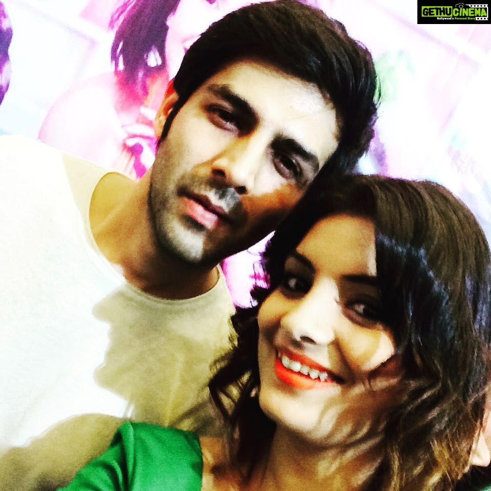 Anveshi Jain Instagram - Life is full of surprises!#kartik#mesmerizing persona#pyar ka punchnama 2 #work#rajjo#my fav of all#lovely team#blissful