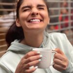 Anveshi Jain Instagram - I realised having black coffee in coffee shops is next level self control ! I used to be this double ice cream blended cold coffee with whipped cream, girl ! What a waste of my taste palettes 😛 Mumbai, Maharashtra