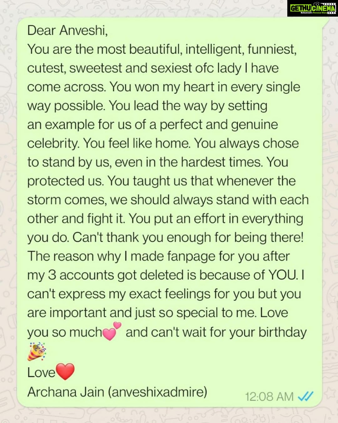 Anveshi Jain Instagram - I am blurred while typing , tears are so distracting.. so touched ! Ananya Biswas — I see a reflection of me in you. That’s exactly how I absorb from people specially things that they don’t say . It’s not just their words but a subliminal transfer of bigger/ hidden meaning of what’s been said . And yes , come what May , I am always there . Always ! Archana - your love feels like home . I feel valued & seen in true sense when I hear words like these. Amya & Arya - I love your name. I can say that the feeling is vice versa. You might I have brought the best in you but trust me hearing such kind words . You all bring the best out of me and inspire everyday to read and share what I read or felt . Kyuki I was told I should target the mass audience. Meri baatien sabko nahi samaj ati hogi . Basically I was told ki sirf body show se hi followers ayenge . Go bolder. M glad you guys see that a woman can be all of it. Harsha- your writing is like a comforting love letter from a long lost love . You should write often if you dont. You have a gift of writing & feeling things deeply. They say you cannot become an artist unless you feel pain deeply . Saanvi shah - I guess it’s a major contribution of your intentions & prayers that I feel safe and surely we will meet soon. Jun Oberoi - yes jun , actually I wanted to celebrate this birthday with my fans but most of you are not here . May be we will try zoom call or live video chats here . Khushi - I am so glad you loved my film . I love that you dream big ! It will happen for you. Leme know if I can be of any help. Pakhi — you are just 15 and you are able to see that I try n work hard wherein mature people sometimes comment it all came easy coz of the way I look. Will definitely meet soon girl ! Krrish— I am out of words too to tell you how happy I am to read your texts Anveshi_the beautiful- you dint mention your name . Thank you for the love & support. I love when I get compliments on my singing 😜 Humbled & grateful !!! Thank you ! Now you know na you mean a lot to me . All of you . You matter! (The rest of the 10 golden wishes ) . India