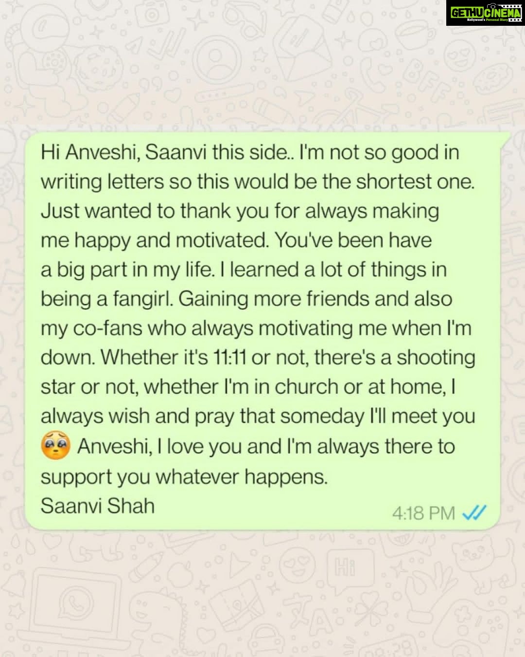 Anveshi Jain Instagram - I am blurred while typing , tears are so distracting.. so touched ! Ananya Biswas — I see a reflection of me in you. That’s exactly how I absorb from people specially things that they don’t say . It’s not just their words but a subliminal transfer of bigger/ hidden meaning of what’s been said . And yes , come what May , I am always there . Always ! Archana - your love feels like home . I feel valued & seen in true sense when I hear words like these. Amya & Arya - I love your name. I can say that the feeling is vice versa. You might I have brought the best in you but trust me hearing such kind words . You all bring the best out of me and inspire everyday to read and share what I read or felt . Kyuki I was told I should target the mass audience. Meri baatien sabko nahi samaj ati hogi . Basically I was told ki sirf body show se hi followers ayenge . Go bolder. M glad you guys see that a woman can be all of it. Harsha- your writing is like a comforting love letter from a long lost love . You should write often if you dont. You have a gift of writing & feeling things deeply. They say you cannot become an artist unless you feel pain deeply . Saanvi shah - I guess it’s a major contribution of your intentions & prayers that I feel safe and surely we will meet soon. Jun Oberoi - yes jun , actually I wanted to celebrate this birthday with my fans but most of you are not here . May be we will try zoom call or live video chats here . Khushi - I am so glad you loved my film . I love that you dream big ! It will happen for you. Leme know if I can be of any help. Pakhi — you are just 15 and you are able to see that I try n work hard wherein mature people sometimes comment it all came easy coz of the way I look. Will definitely meet soon girl ! Krrish— I am out of words too to tell you how happy I am to read your texts Anveshi_the beautiful- you dint mention your name . Thank you for the love & support. I love when I get compliments on my singing 😜 Humbled & grateful !!! Thank you ! Now you know na you mean a lot to me . All of you . You matter! (The rest of the 10 golden wishes ) . India
