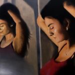 Anveshi Jain Instagram - Oil painting by @aryan.puri_ . This is beautiful . Thank you ❤️ India