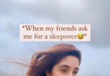 Ashnoor Kaur Instagram - Based on true events🥲🤌🏻 #MujheKoiAitraazNahin #MorningPuffyFace