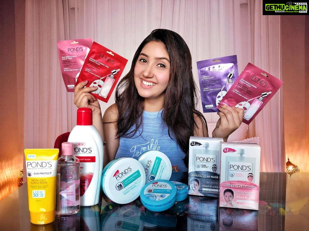 Ashnoor Kaur Instagram - WHO'S READY FOR A GIVEAWAY WITH JUST 2 SIMPLE STEPS?! Here’s how: Step 1: Follow @pondsindia and me Step 2: Once done, drop a “❤️” in the comment section! That’s it! I will be choosing 10 lucky winners who will be getting their hands on my favourite products! So GO GO GO, Participate in this giveaway & give your skin its much needed nourishment! Right from moisturisers to masks, Pond’s has it all! Get goingggg! #PondsIndia @pondsindia