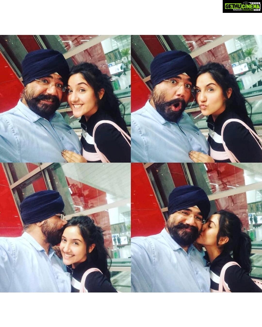 Ashnoor Kaur Instagram - It’s the birthday of the man I love the most... The one who’s taught me several things not only by being a living example, but also an understanding friend... Who guides me, advices me, is my partner in crime, and most important someone who has full faith in me and pushes me to expand my limits and utilise my capabilities, not only in terms of achievements but in terms of being a good human being first... To the one who understands me without having to say a word, to the one who shines with pride when I succeed... HAPPY BIRTHDAY PA❤️ I love you @gurmeetsingh0911
