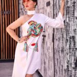 Ashnoor Kaur Instagram - Some women fear the fire, others simply become it🔥❤️ . . Outfit by @materialgbyprishakritika Styled by @dhartigulati Footwear by @zori.world #DubaiDiaries #travel #xoxo La Mer Dubai