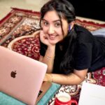 Ashnoor Kaur Instagram - Always remember:- YOU control your social media, Social media does NOT control you! . Thanks pa and mom for this post birthday gift💗 @kauravneet79 @gurmeetsingh0911 Love youuuu!! #2020MacBookAir #MacBookAiri5 #PostBirthdayGift