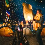 Ashnoor Kaur Instagram - And magic happens, But to those who believe... Look up, a sky full of lanterns, Make a wish✨♥️ . . What is your wish? Edited by @kellansworld 📸 by @shawnadageil #ManaliDiaries #magic #believe #PatialaBabes #bts #firelanterns #skylanterns #MakeAWish Manali, Himachal Pradesh