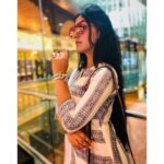 Ashnoor Kaur Instagram - Happiness; A way of travel – not a destination❤️ . . Bom✈️Nagpur #MyAirportLook #WhatIWore Outfit by @labelrishmaan Sunglasses by @mapra_accessories Shoes by @nike Jewellery by @mapra_jewellery 📸 by @kauravneet79 #AshnoorStyleDiaries #airportlook #abouttoday #travel #traveller #wanderlust #discover #letsgo #okbye Mumbai Airport
