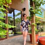 Ashnoor Kaur Instagram - The antidote to exhaustion; nature🌱 . . . Wearing @ikichic_official Styled by @styling.your.soul @dellaadventureandresorts @delladata @jimmy_mistry Data Resort By Della Adventures Lonavala