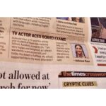 Ashnoor Kaur Instagram - So I scored 93% in my 10th boards!💪🏻 . Yes it was tough, managing my shoot as well as my studies, because I am equally passionate about both! I had promised myself to score above 90% and I did! People have the stereotype that child actors won’t be good at studies, and I wanted to break this stereotype!! When everyone had a full month study leave in Feb, I was shooting the entire month, when everyone had 5-7 days before one exam, I had a mere 2-3 days... Shooting for 12 hours with heavy scenes, studying while travelling the car, going back home and studying till 1:30am(sometimes even 2:30am) and getting up next morning again around 5:30am, study, get ready and leave for shoot... Also studying on sets, between shots.. And that’s how HARDWORK DID PAY OFF! Thank you almighty, my parents; Pa @gurmeetsingh0911 and Mom, my school for always being so supportive @Ryan.group and my production house #KathaKottage the team of #PatialaBabes and @sonytvofficial for the cooperation. ❤️ . . Article 1 in @hindustantimes , Page 06, Mumbai . Article 2 in @middayindia , Page 08, Mumbai❤️