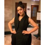 Ashnoor Kaur Instagram - Black is the new pink! Agree? #WhatIWore last night at the #AulvaFashionRunway ❤️ . . Outfit by - @the_adhya_designer @aradhya_designer @akashidesignerstudio Styled by my cutie - @shrishtimunka ❤️ Hair by- @saroj_kadam Makeup by- Me and @sonugupta9588 #ashnoorstylediaries #ashnoorkaur #fashionshow #Black #blackisthenewpink