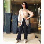 Ashnoor Kaur Instagram - And the world is my runway💃🏻 . . #WhatIWore for the #LucknowEvent @phoenixlucknow Outfit by - @labelpujapandey Styled by my cutie- @shrishtimunka ❤️ Glares by- @spoylapp #Ootd #AshnoorStyleDiaries #LoveMyself #ThinkPositive #PositivityWillComeToYou #Grateful #Blessed Lucknow - the City of Nawabs