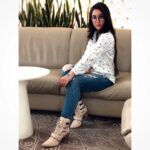 Ashnoor Kaur Instagram - Wearing these lovely “Cotto cut out lace up ankle biker boots” from @egoofficial I’m totally in love with these, and guess what? You can now avail 20% off on your orders from @egoofficial using the coupon code “ASHNOOR20” 😍 Do you like heels or boots or a combo of both? I like the combo❤️ #egosquad #ashnoorkaur #bikerboots #laceupboots #heelscumboots #MyAirportLook #whatiwore #AshnoorStyleDiaries Chatrapati Shivaji International Airport