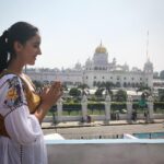 Ashnoor Kaur Instagram - Shooting next to Gurudwara Dukhniwaran Sahib gives just another feeling!😇 #blessed #waheguruji #patialababes #comingsoon Memory Makers Event Consultancy Patiala