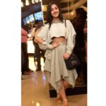 Ashnoor Kaur Instagram - So here I’m, for the screening of #Sanju ❤️ Releasing tomorrow! Loved this outfit by @frenesifashion #ashnoorkaur #firstmovie #firstStepInBollywood