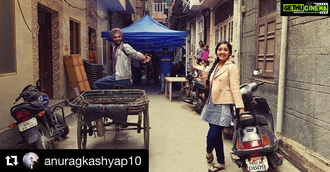 Ashnoor Kaur Instagram - Offscreen masti with my onscreen brother, @zebbysingh #Repost @anuragkashyap10 ・・・ #Manmarziyaan #offthesets #Amritsar photo by @gauravamlani @ashnoorkaur Amritsar, Punjab