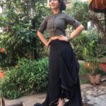 Ashnoor Kaur Instagram - Beauty is power, a smile is it’s sword... lovely outfit designed by @anushkaagarwal_label #ashnoorkaur #AshnoorStyleDiaries