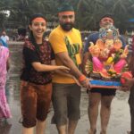 Ashnoor Kaur Instagram - #AboutYesterday #GanpatiVisarjan #GanpatiBappa #ashnoorkaur Mumbai, Maharashtra