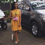 Ashnoor Kaur Instagram - Had a lovely time with my friends❤️ #instarbucks #funwithfriends #streetsnaps Dress and pouch by @_mad_over_accessories #ashnoorkaur Starbucks