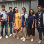 Ashnoor Kaur Instagram - Had a lovely time with my friends❤️ #instarbucks #funwithfriends #streetsnaps Dress and pouch by @_mad_over_accessories #ashnoorkaur Starbucks