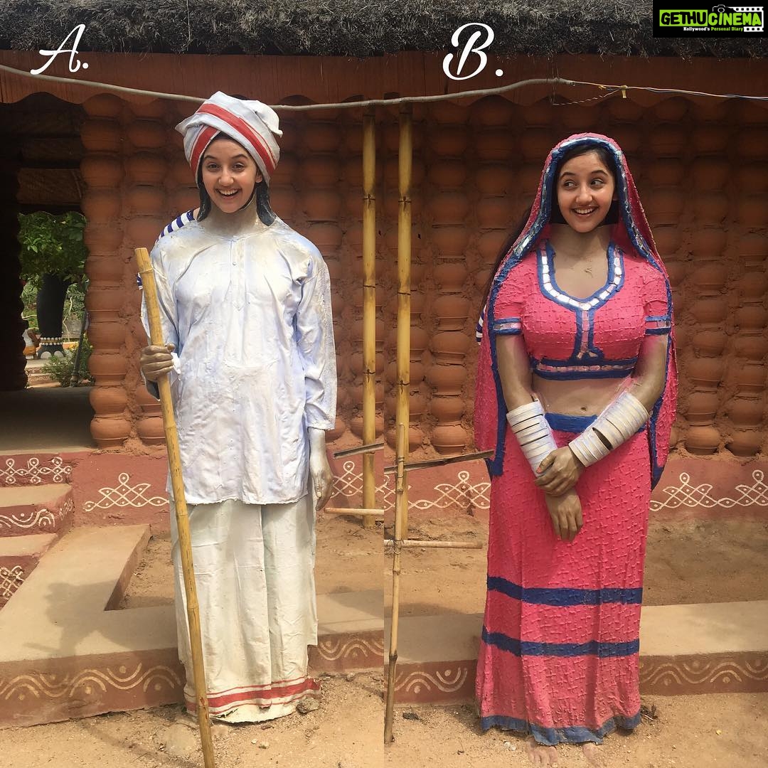 Ashnoor Kaur Instagram - So guys, A or B? Hyderabad