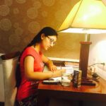 Ashnoor Kaur Instagram - When people how do u manage ur studies while shooting.. so this is how☺️ Let's get serious exams on head💯 #9th #letsdoit #ashnoor #ashnoorkaur jubliee hills,Hyderabad..