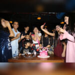 Ashnoor Kaur Instagram - Cake cutting pics❤️ yeah 'Official Teenager' now! Yay🎉 love u all😘 Do See All The Pictures Guys!❤️ #ashnoor #ashnoorkaur #ashnoorsbirthday #ashnoors13th #cakecutting #loveuall #lovethesepeople Rude Lounge - Malad