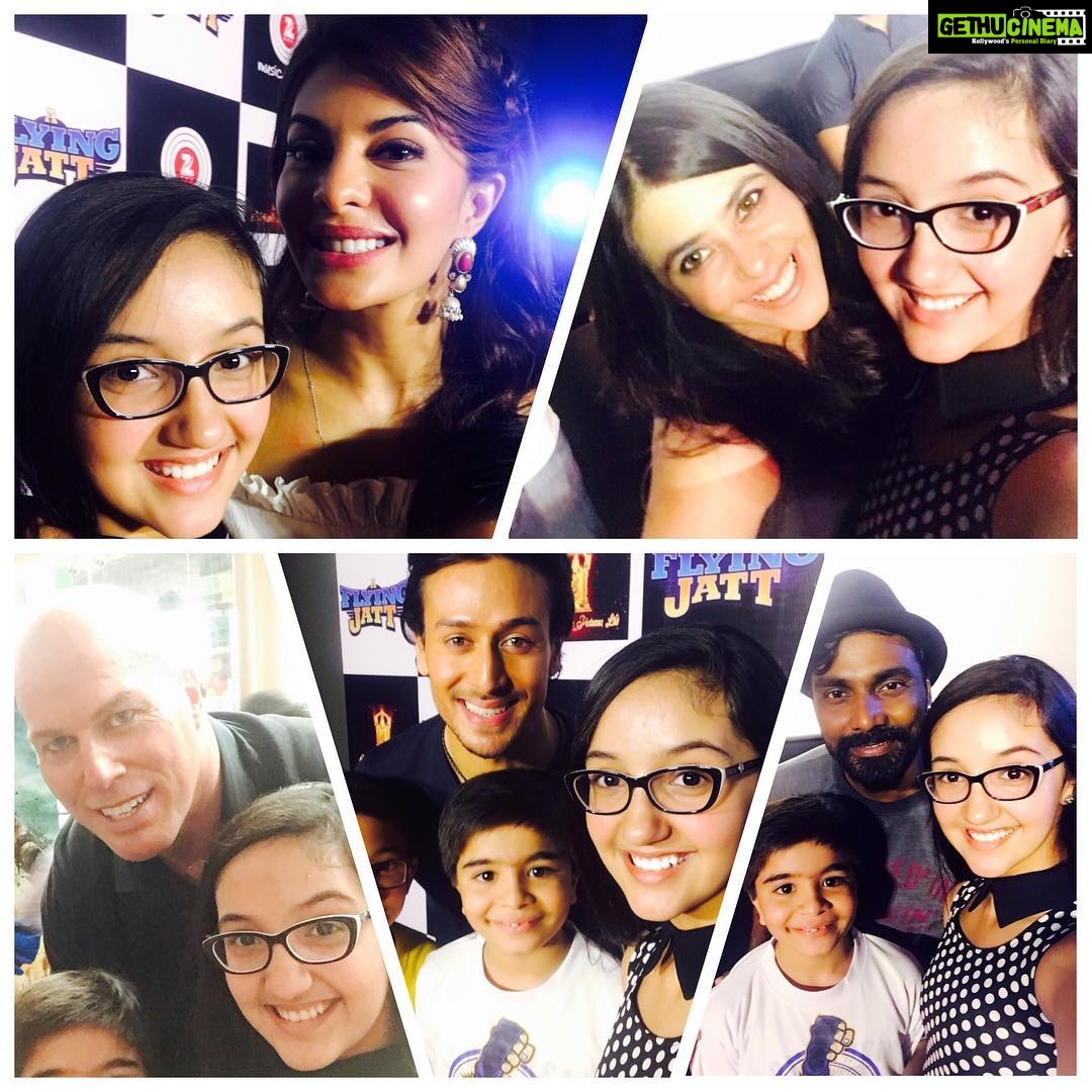 Ashnoor Kaur Instagram - Hosted the movie named A flying jatt's trailer's launch.. Was lovely meeting these people ... πβπ»οΈπ #ashnoor #mumbaidiaries #luvluvluv #jacquilinefernandez #remod'souza #tigershroff #ektakapoor #a_flying_jatt #π #trailorlaunch Infiniti Mall
