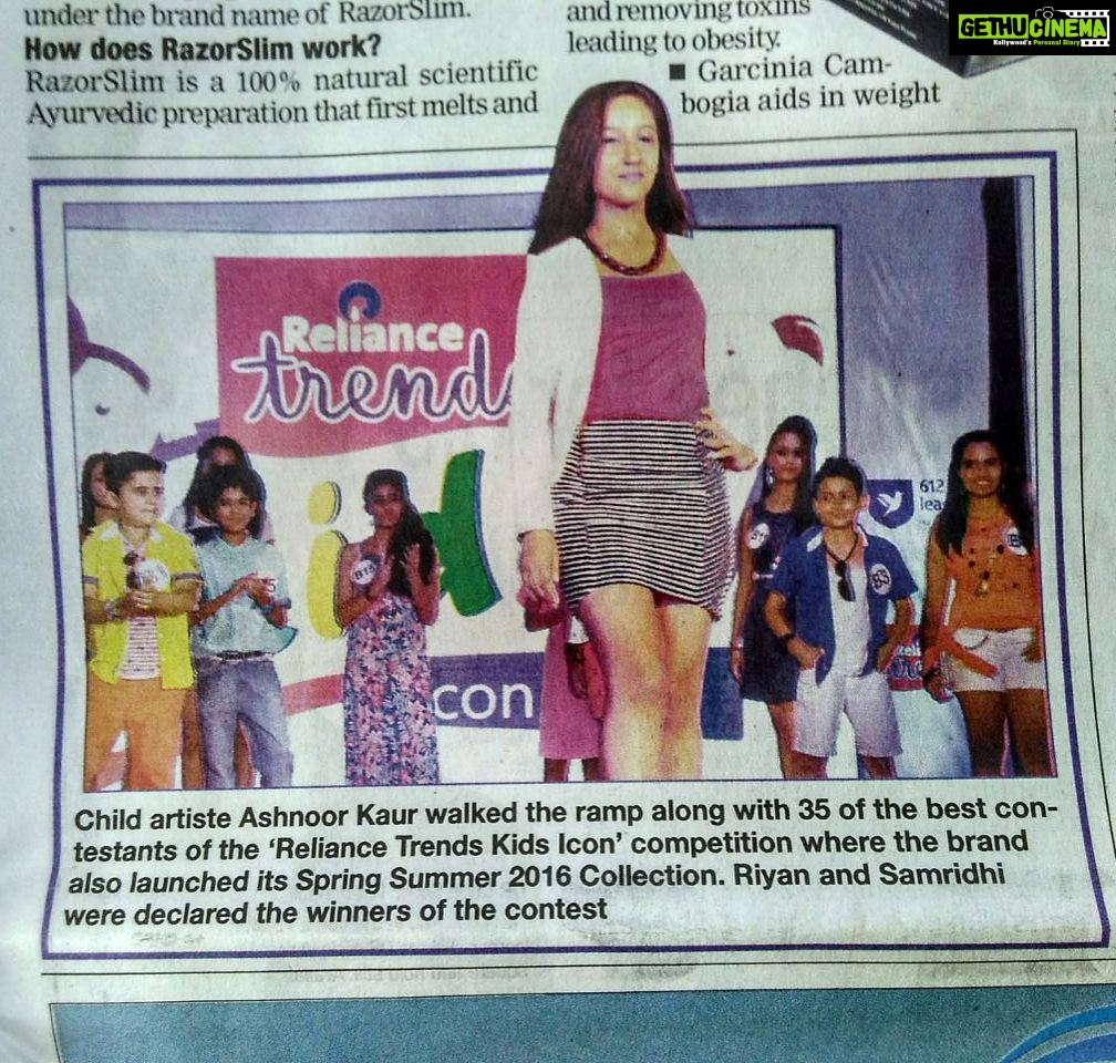 Ashnoor Kaur Instagram - #Reliancetrendz #fashionshow#me as #showstopper n #judge#noida#delhidairies