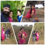 Ashnoor Kaur Instagram - #happydiwali#earlymorning#ondwaytogurudwara#familytime#fun#sugarcane Chori 😜#close to nature