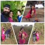 Ashnoor Kaur Instagram - #happydiwali#earlymorning#ondwaytogurudwara#familytime#fun#sugarcane Chori 😜#close to nature