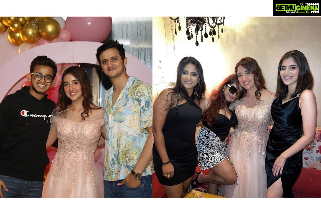 Ashnoor Kaur Instagram - #LastPost from the birthday party🤍 Thanks to all the amazing people who came and made it even more special!!! Love ya’ll✨ (And sorry to all the ones I couldn’t fit in the postttt, IG really needs to increase the carousel & tagging capacity👀👅) . . . 📍 @mannrangi 📸 @smileplease_25 💄 @shine_and_shadow_ 👗 @alesandracouture 🎊 @set_style_snap Mannrangi