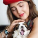 Ashnoor Kaur Instagram - I’m so fur-tunate to have you, because you made me laugh during the times I thought I couldn’t even smile… Thanks for the paw-some memories 🐾🐶 Iloveyou @woof.ziggy #InternationalPetsDay