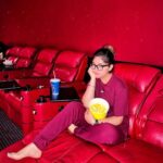 Ashnoor Kaur Instagram - Matching my outfit with my recliners is my new hobby ;p #CasualNights #AboutLastNight #MovieTime At The Cinema