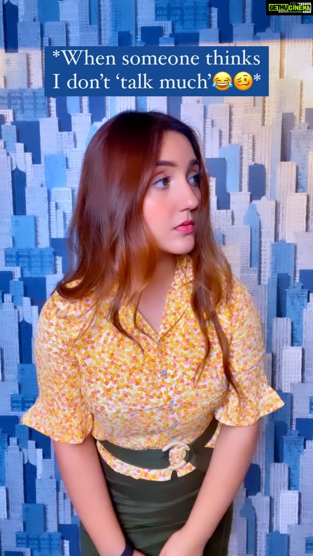 Ashnoor Kaur Instagram - And my close ones wish for me to stop blabbering🤣 . . . #FunnyReels #haulehaule #relatable