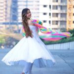 Ashnoor Kaur Instagram - Holi 2022- A holi well spent, finally, after years of lockdown💫🤍 How was your Holi? #Holi2022 #HoliHai #WhatIWore 👗 @lavanyathelabel 📸 @smileplease_25