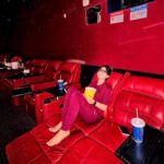 Ashnoor Kaur Instagram - Matching my outfit with my recliners is my new hobby ;p #CasualNights #AboutLastNight #MovieTime At The Cinema