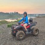 Ashnoor Kaur Instagram - This was funnnn😍💙 #ATVride @kauravneet79 @gurmeetsingh0911