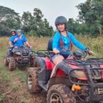Ashnoor Kaur Instagram - This was funnnn😍💙 #ATVride @kauravneet79 @gurmeetsingh0911