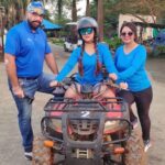 Ashnoor Kaur Instagram - This was funnnn😍💙 #ATVride @kauravneet79 @gurmeetsingh0911