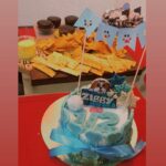 Ashnoor Kaur Instagram - My baby’s half birthday celebrations♥️ @woof.ziggy Time flies, and it’s sucha surreal experience seeing you grow up🥺 Thanks to all his and my fiends who came and made the day so memorable!!! I love you Zigguuu✨ . . Dog cake by @puplords_barkery