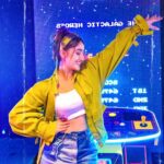 Ashnoor Kaur Instagram - It was a good day, topped with us completing 8M on IG😍♥️ . . Thank you so much everyone, love to each one of you! And sorry for being a little inactive... M back nowwwww😎 #WhatIWore #ashnoorstylediaries Jacket @shopheymissy Skirt @bluebrew.in