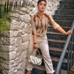 Ashnoor Kaur Instagram - Brown tones🤎 . . #WhatIWore #ashnoorstylediaries Wearing @apara.in Bag @plutch.co.in 📸 @gurmeetsingh0911