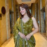 Ashnoor Kaur Instagram - Let the Indian-ness show🤍 . . . #WhatIWore #ashnoorstylediaries Styled by my lovely @nehaadhvikmahajan Wearing @neerusindia 📸 by mommaaaa @kauravneet79