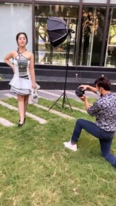 Ashnoor Kaur Instagram - A little behind the scenes from my birthday photoshoot🤍